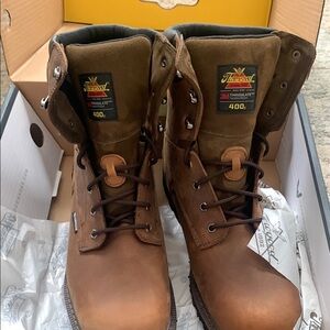 Thorogood Brown Leather Work Boots
